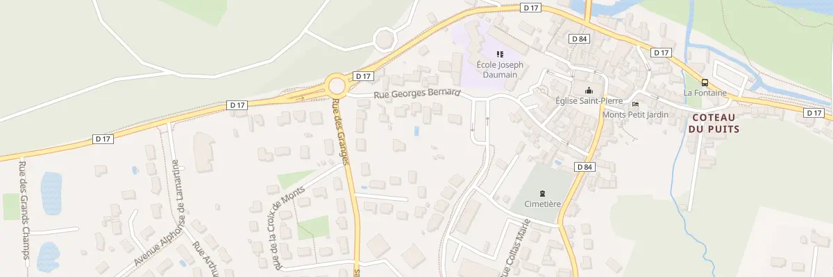 Plan du 8 Rue Georges Bernard à Monts