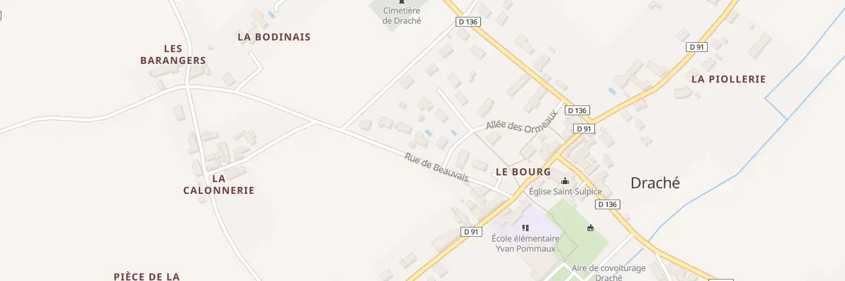 Plan du 8 Rue de Beauvais à Draché