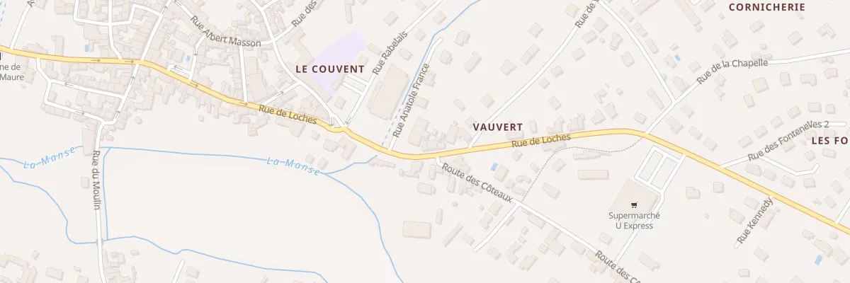 Plan du 35 Rue de Loches à Sainte-Maure-de-Touraine