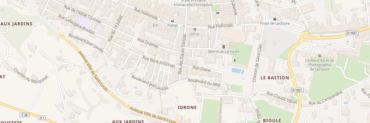 Plan du 19 Rue des Frères Danzas à Lectoure