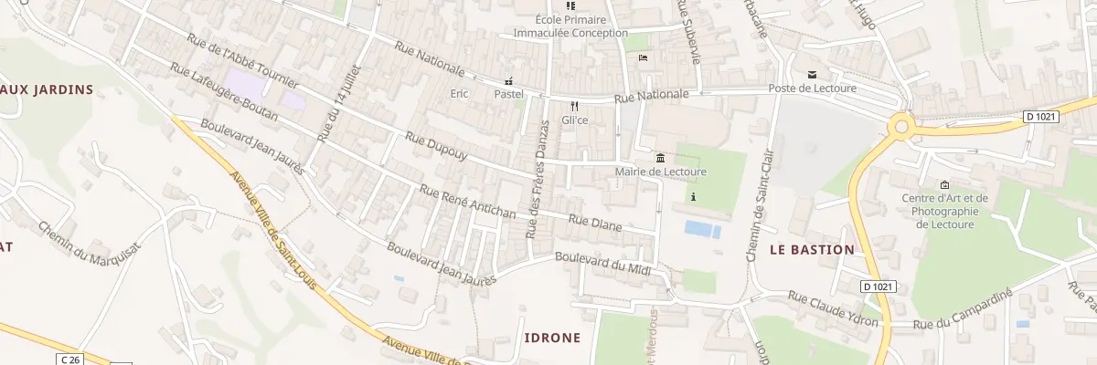Plan du 15 Rue des Frères Danzas à Lectoure