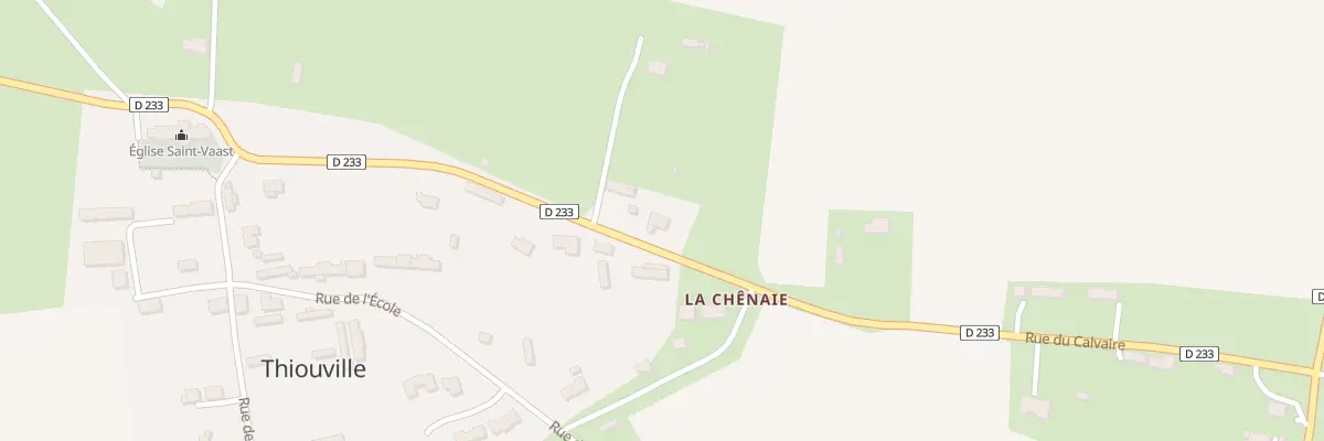 Plan du 365 Rue du Calvaire à Thiouville