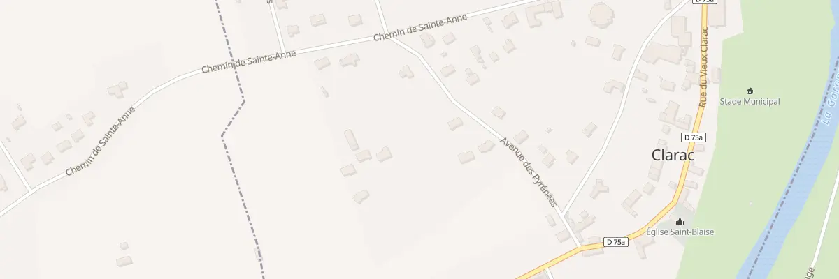 Plan du 9002F Av des Pyrénées à Clarac