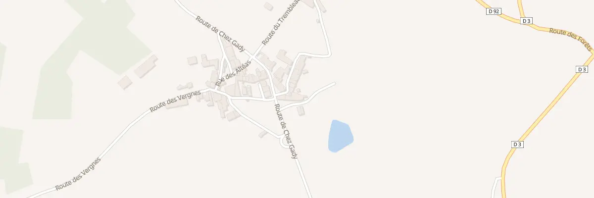 Plan du 6 La Crete Nord à Étouars