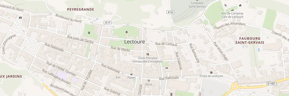 Plan du 10 Rue Sainte Claire à Lectoure