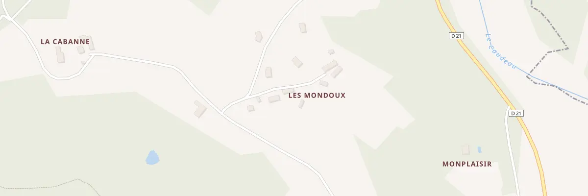 Plan du 730 Imp des Acacias à Saint-Georges-de-Montclard