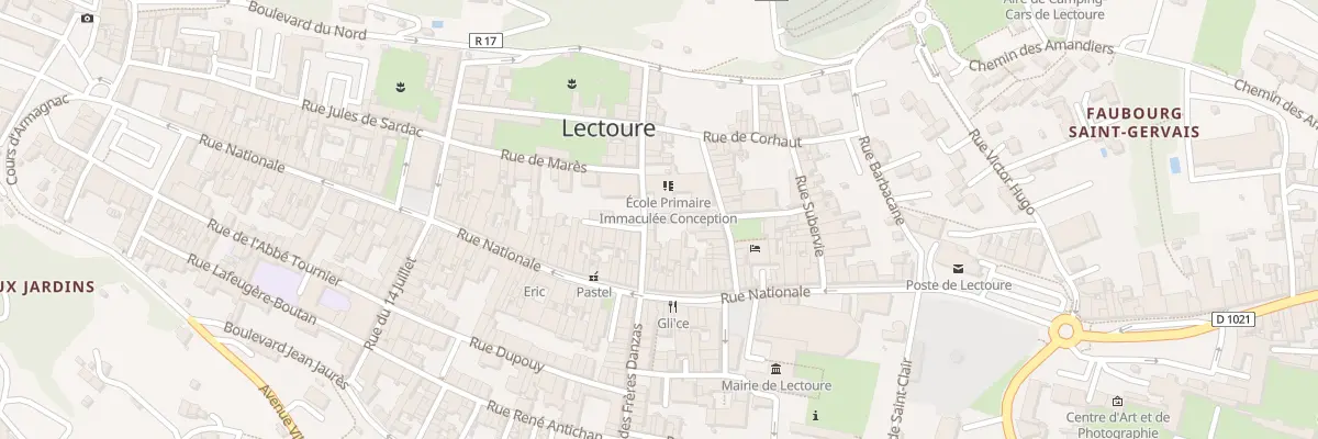Plan du 6 Rue Sainte Claire à Lectoure
