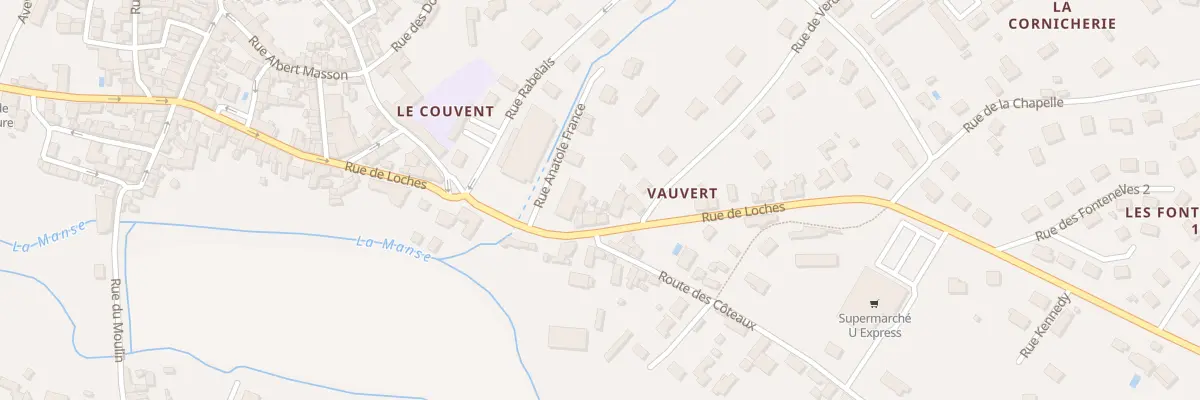 Plan du 37 Rue de Loches à Sainte-Maure-de-Touraine