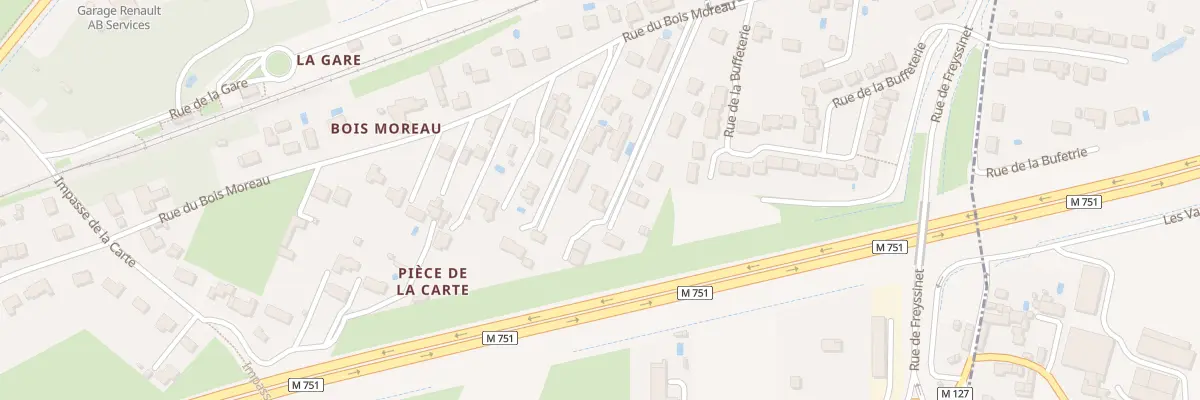 Plan du 37 Rue du Bois Moreau à Ballan-Miré