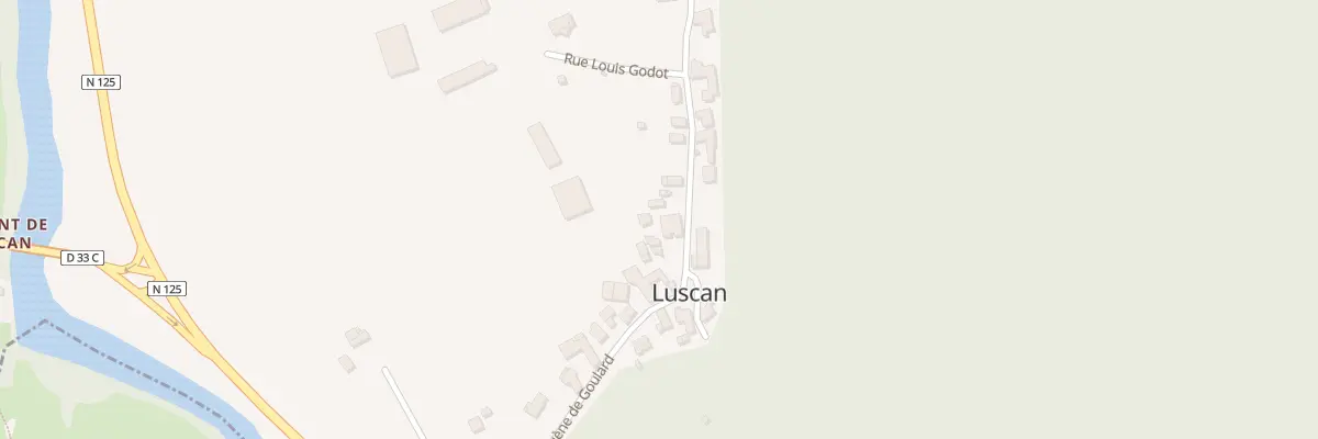 Plan du 7 Rue Marc-eugène de Goulard à Luscan