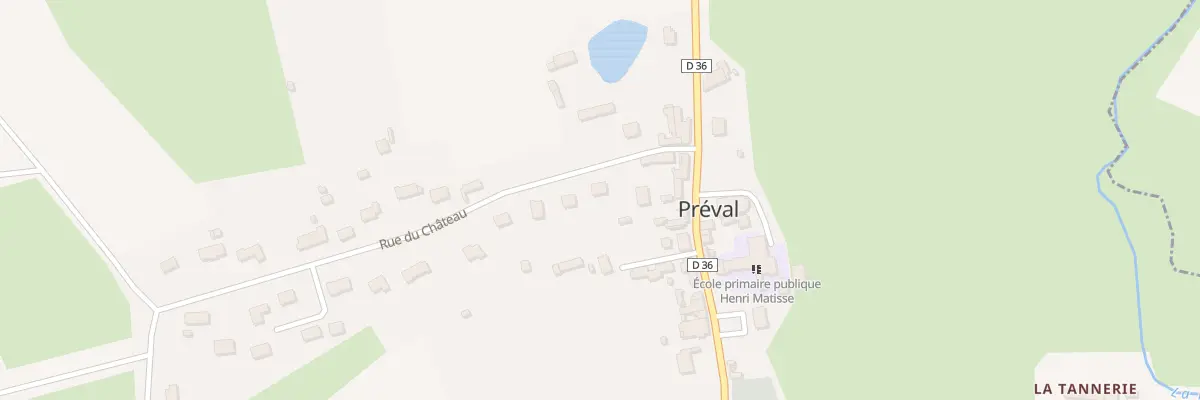Plan du 5 Rue du Château à Préval