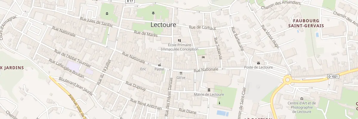 Plan du 54 Rue Nationale à Lectoure