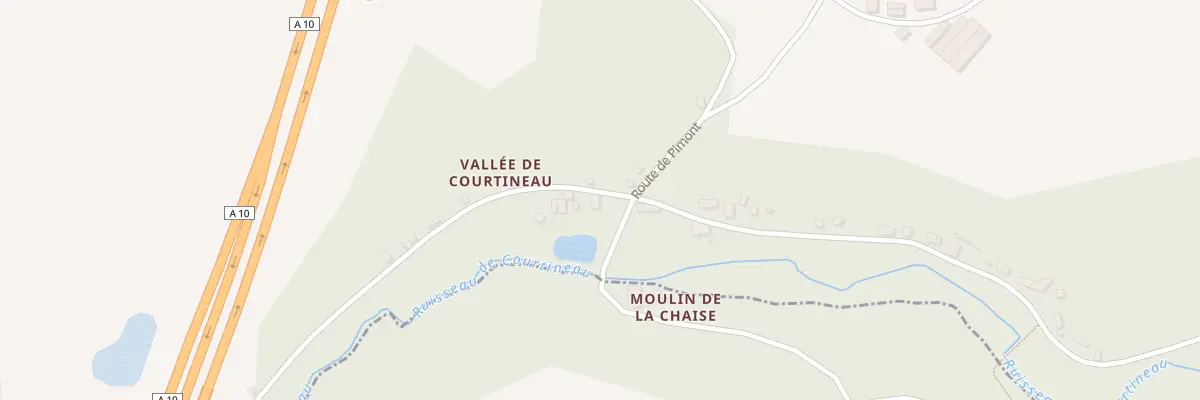 Plan du 349 Vallee de Courtineau à Saint-Épain