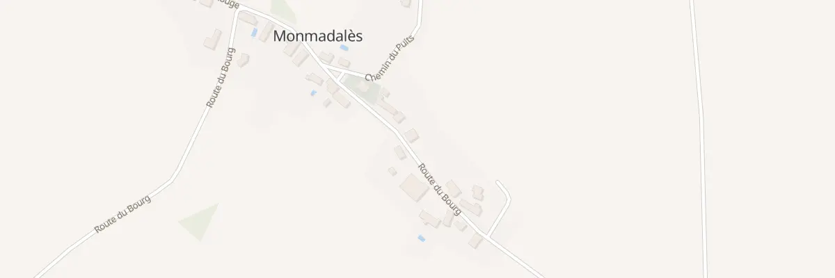Plan du 27 Le Bourg à Monmadalès