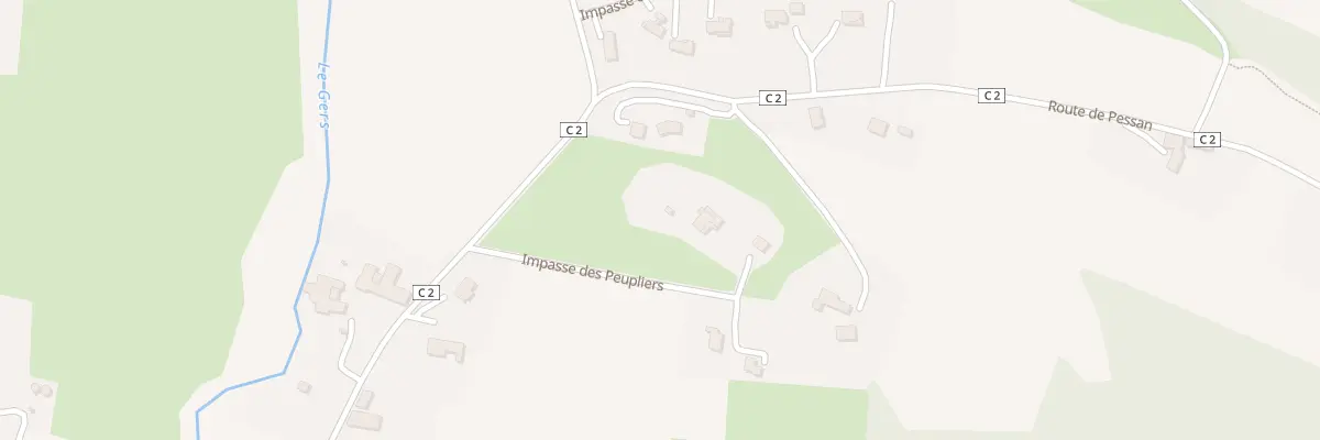 Plan du 215 Imp des Peupliers à Auterive