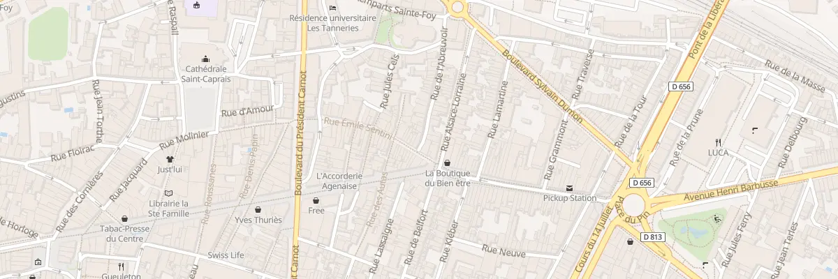 Plan du 1 Rue de l’Abreuvoir à Agen