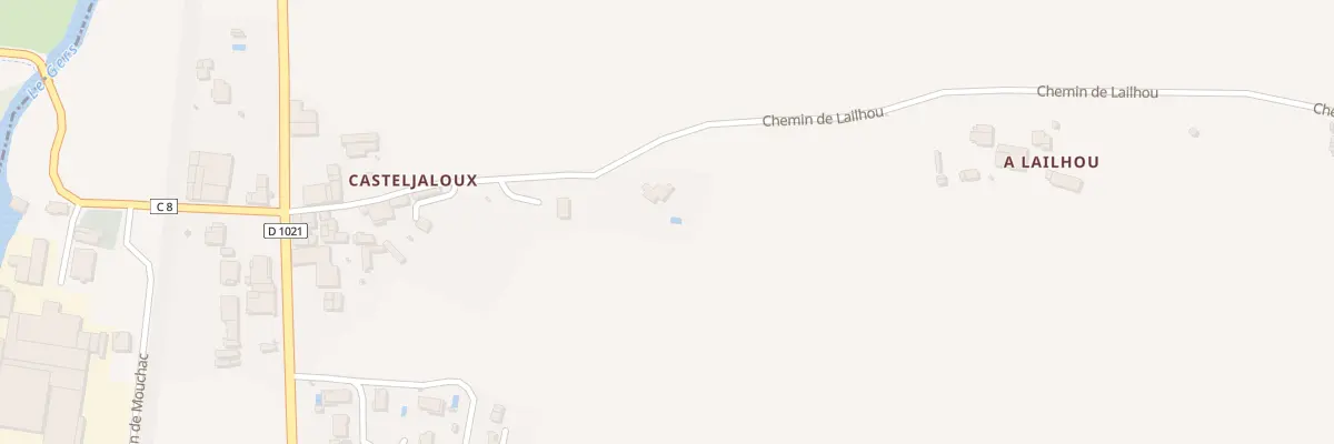 Plan du 256 Chem de Lailhou à Sainte-Christie