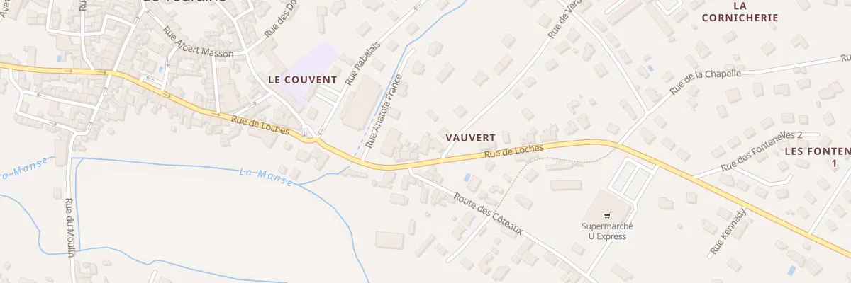 Plan du 39 Rue de Loches à Sainte-Maure-de-Touraine