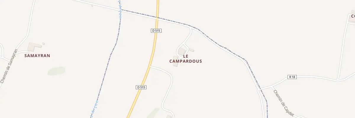 Plan du 2061 Rte de l’Arçon à Leboulin