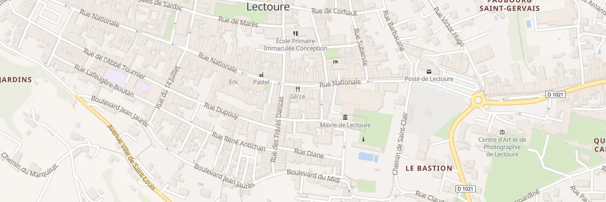Plan du 13 Rue Nationale à Lectoure