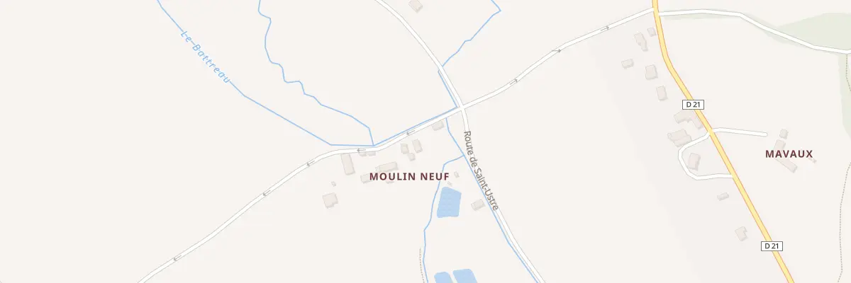 Plan du 5064 Moulin Neuf à Oyré