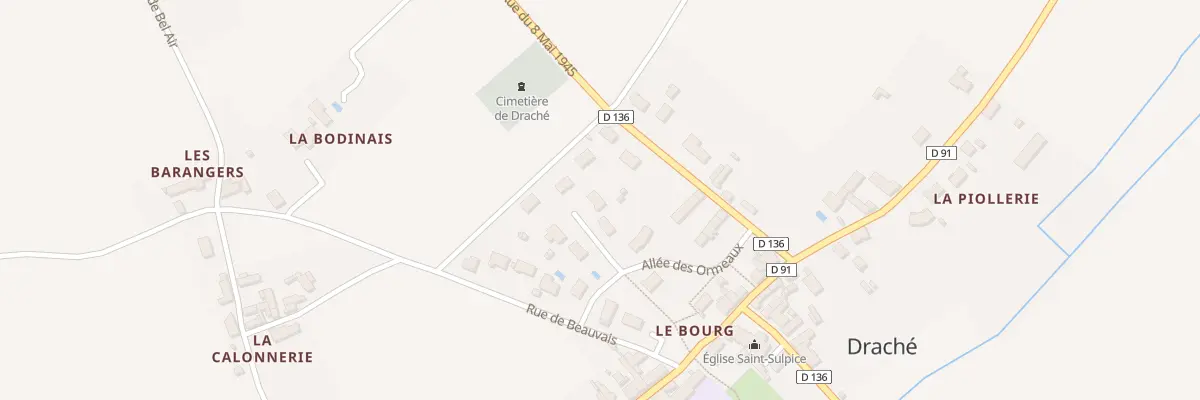 Plan du 7 All des Noisetiers à Draché