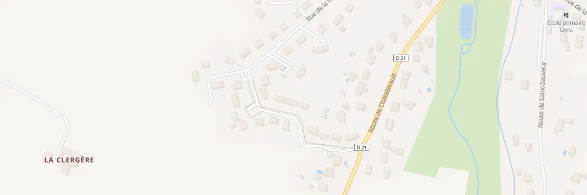 Plan du 12 Rue de Chateauneuf à Oyré
