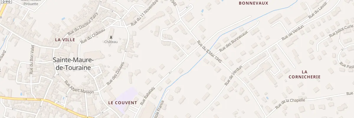 Plan du 17 Rue Rabelais à Sainte-Maure-de-Touraine
