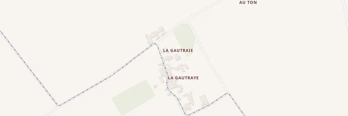 Plan du 231 La Gautraye à Draché