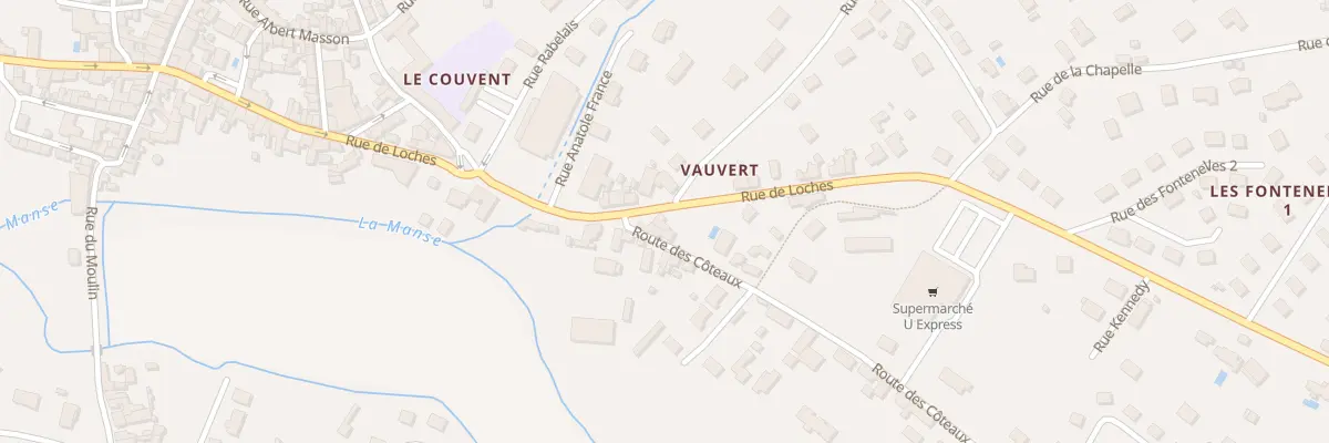 Plan du 70 Rue de Loches à Sainte-Maure-de-Touraine