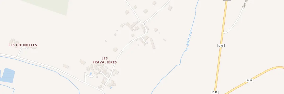 Plan du 14 Rue des Fravalières à Oyré