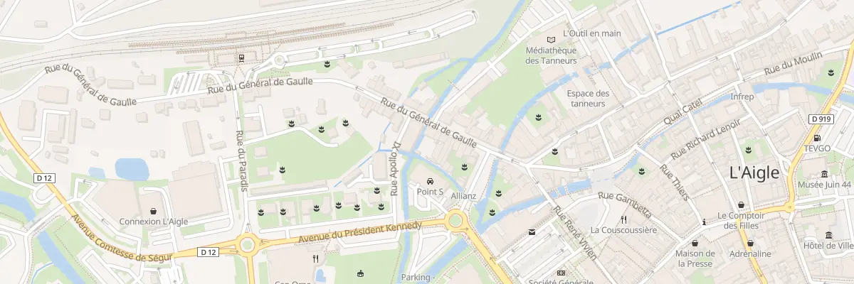 Plan du 29 Rue du Gen de Gaulle à L’Aigle
