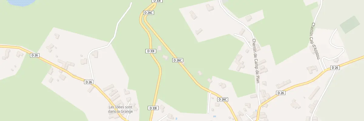 Plan du 16 Av de Pradaoux à Barbazan