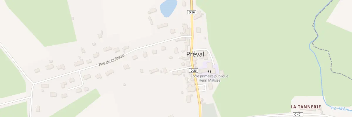 Plan du 17 Rue du Perche à Préval