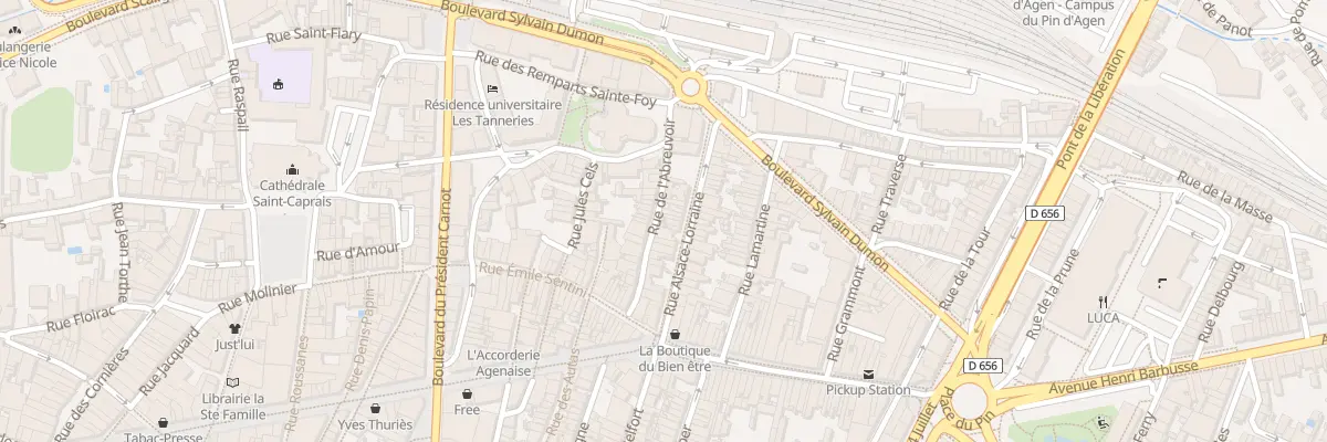 Plan du 20 Rue de l’Abreuvoir à Agen