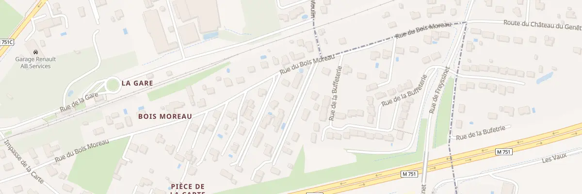 Plan du 35 Rue du Bois Moreau à Ballan-Miré