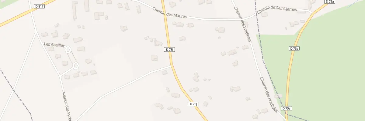 Plan du 66 Rte de Milougan à Clarac