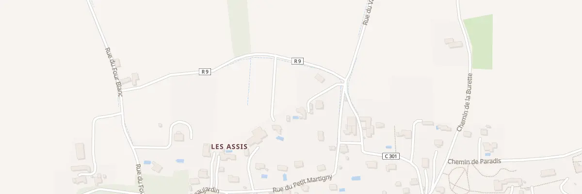 Plan du 1 Che des Assis à Fondettes
