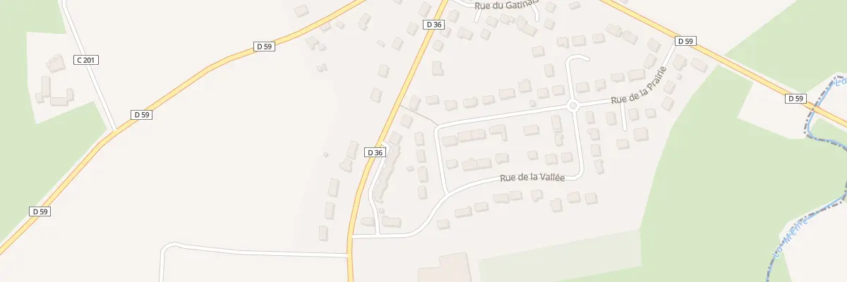 Plan du 20 Rue des Coteaux à Préval