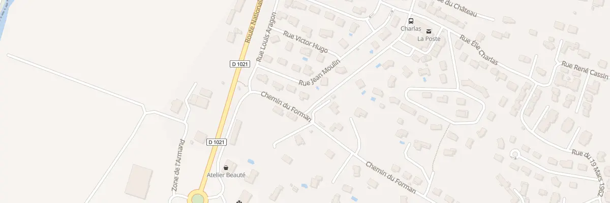 Plan du 6 Rue Jean Moulin à Preignan