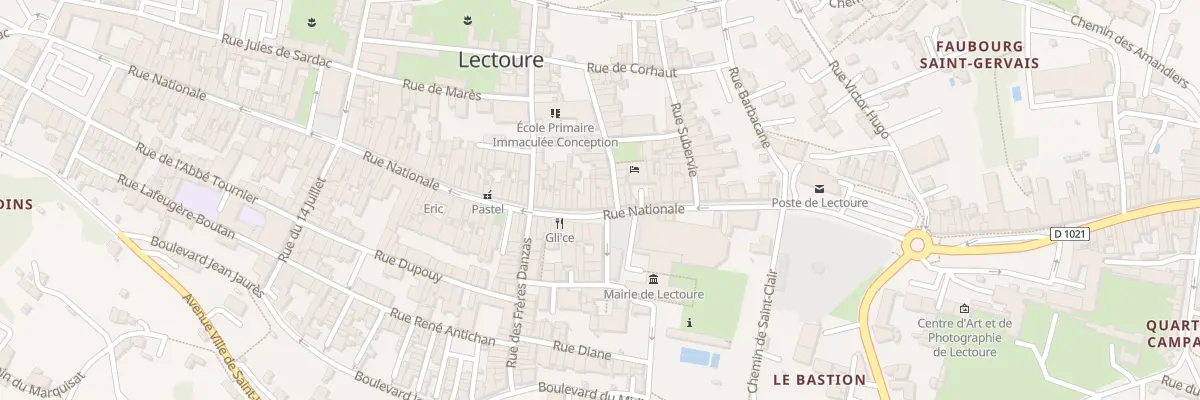 Plan du 40 Rue Nationale à Lectoure