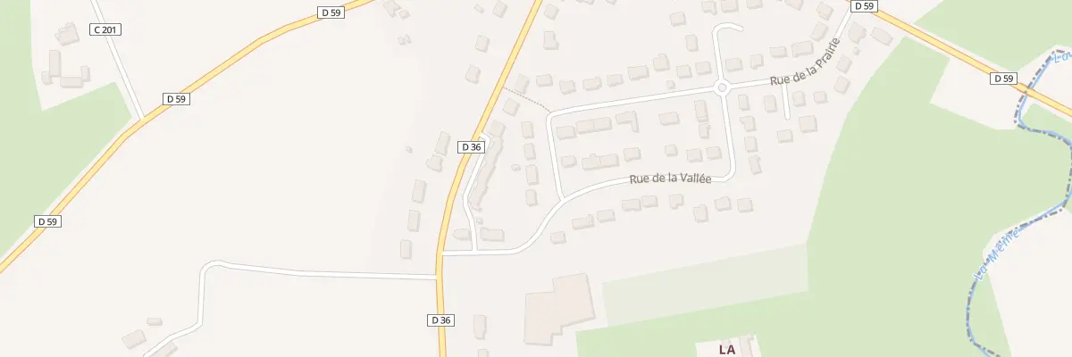 Plan du 24 Rue des Coteaux à Préval