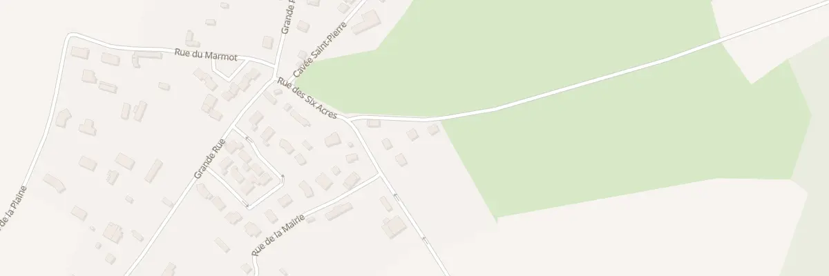 Plan du 4 Res des Six Acres à Clasville