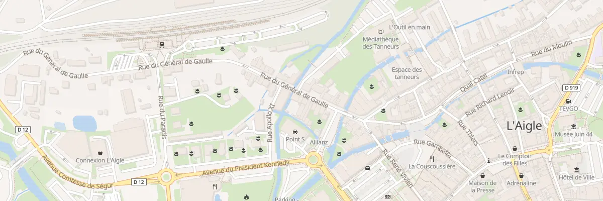 Plan du 27 Rue du Gen de Gaulle à L’Aigle