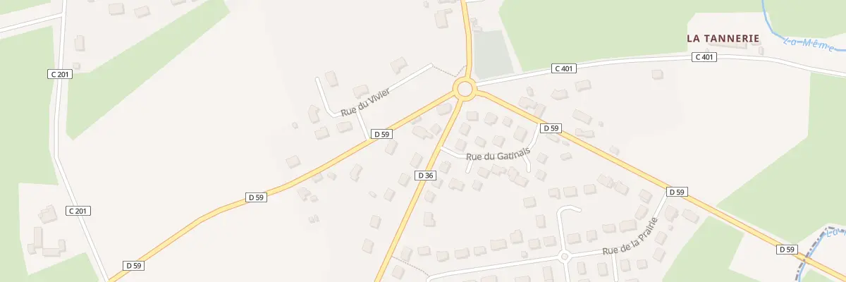 Plan du 4 Rue du Petit Midi à Préval