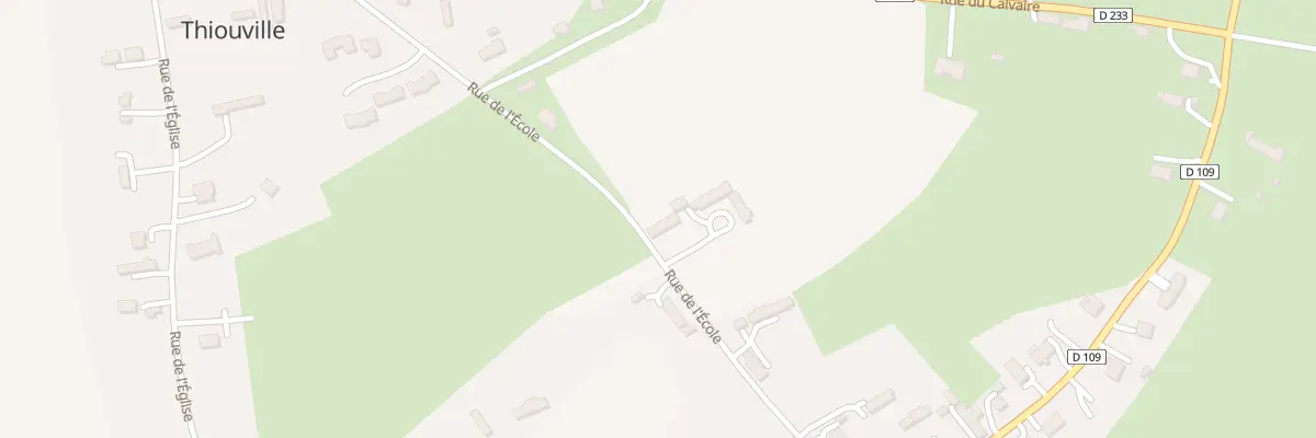 Plan du 424 Rue de l’Ecole à Thiouville