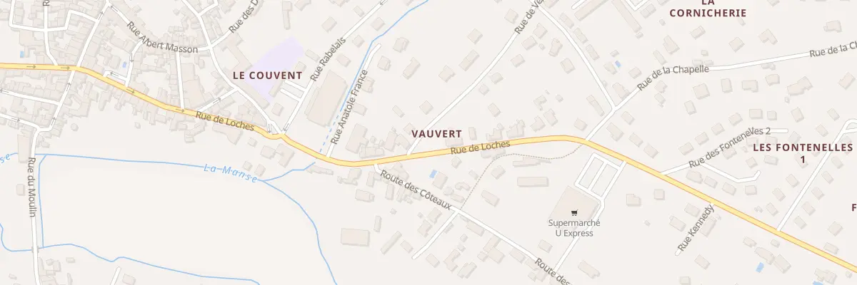 Plan du 45 Rue de Loches à Sainte-Maure-de-Touraine