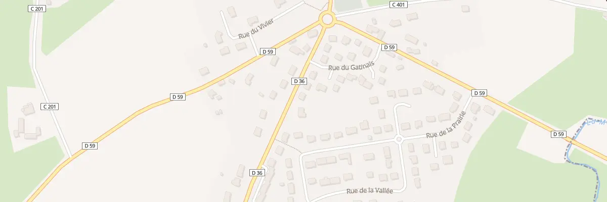 Plan du 9 Rue du Petit Midi à Préval