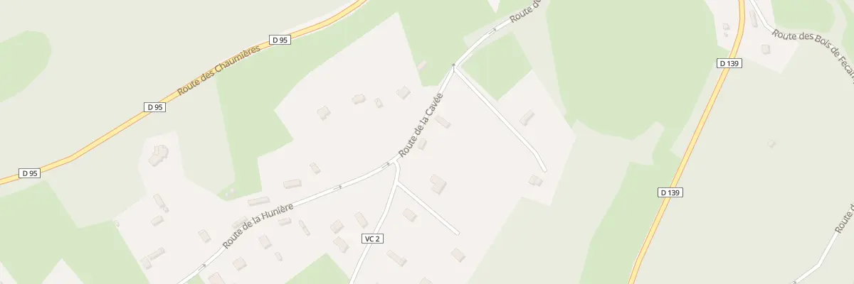 Plan du 405 Rte de la Cavée à Aizier