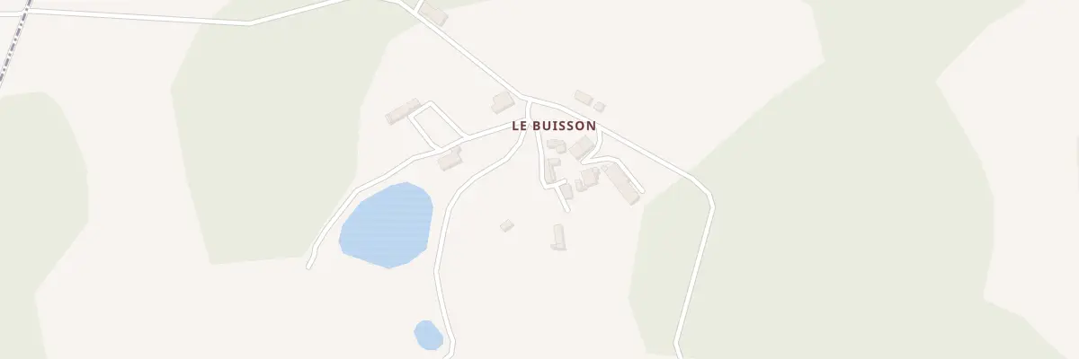 Plan du 3 Le Buisson à Manot
